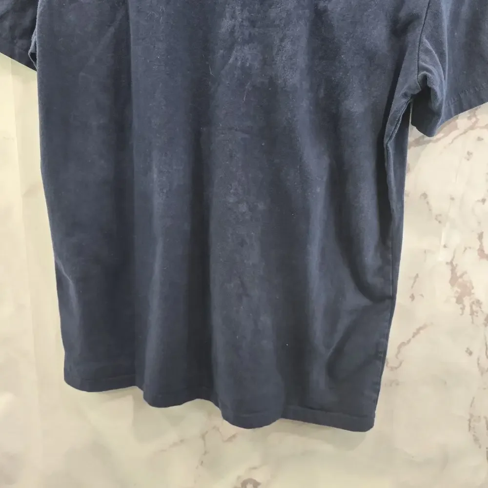 Everlane T Shirt Mens Medium Blue Short Sleeve Neck Organic Cotton Tee Premium